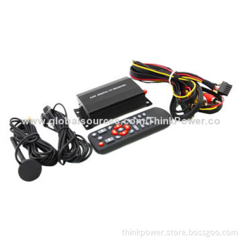 Car DVB-T Twin Antenna HD 1080P High-speed Freeview Car Digital TV Receiver, 12V DC Voltage